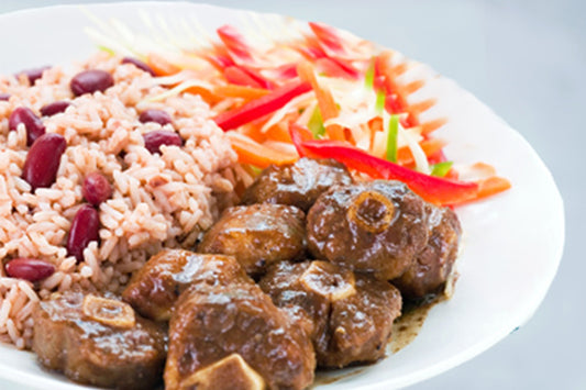 Jamaican Oxtail with Rice & Peas
