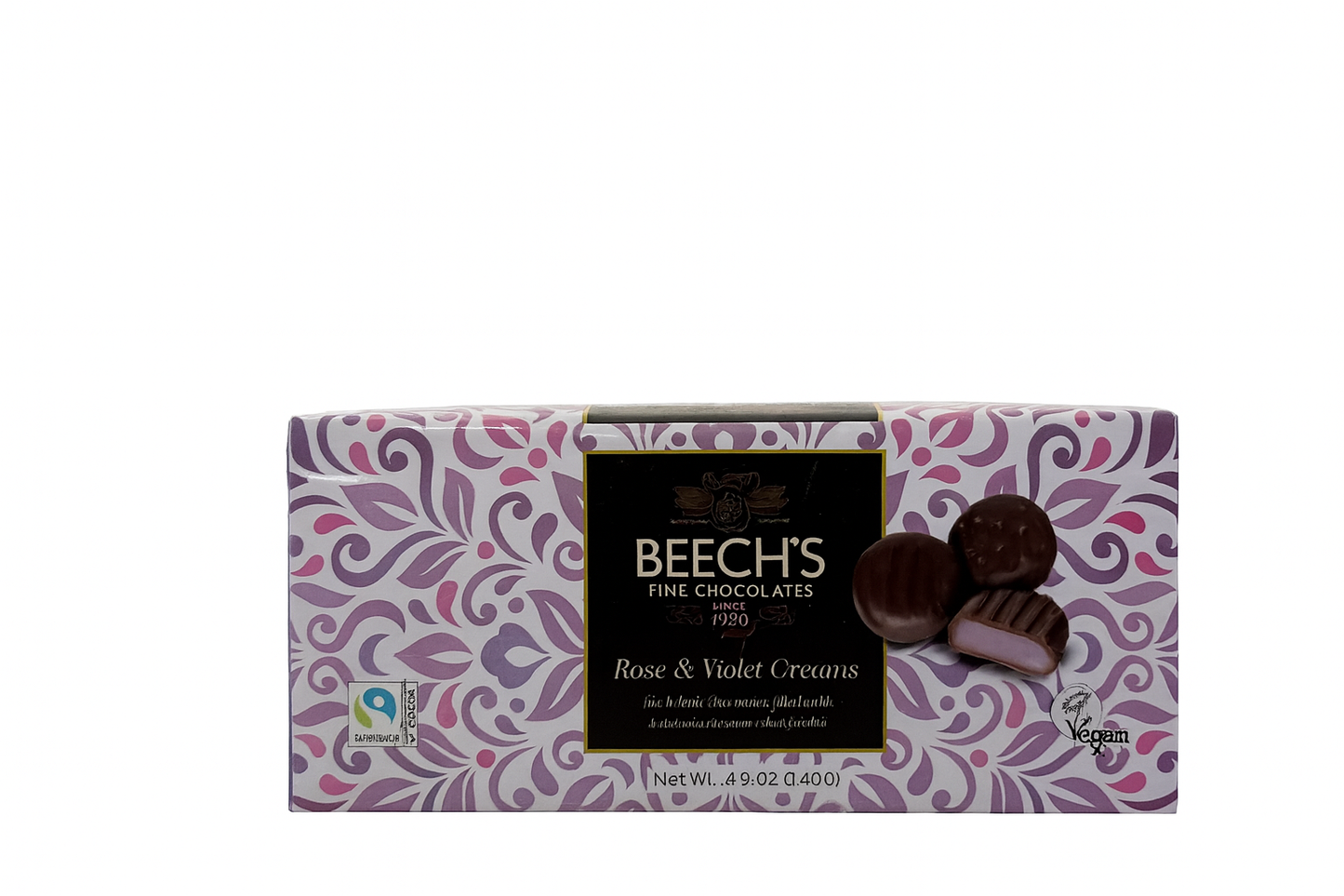 Beech's Dark Chocolate Rose & Violet Creams