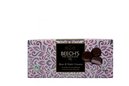 Beech's Dark Chocolate Rose & Violet Creams