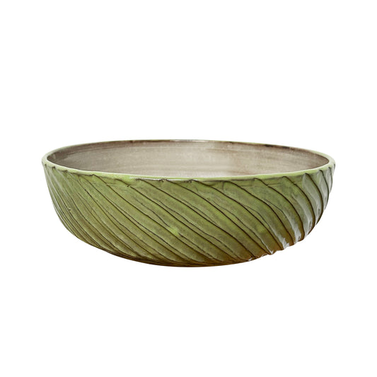 David Changar Reveries Bowl - Pea Green Delight