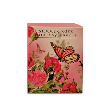 The English Soap Company Summer Rose Soy Candle